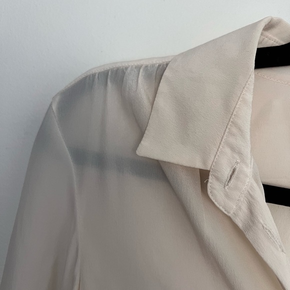 MaxMara Weedkend ivory silk button up - Picture 2 of 5